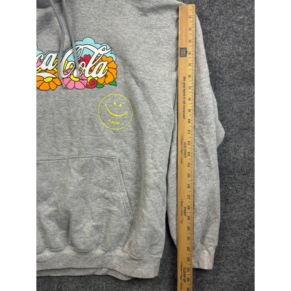 Coca-Cola Hoodie Mens L Gray 1971 Unity Collection Perfect Harmony Graphic - Picture 4 of 9